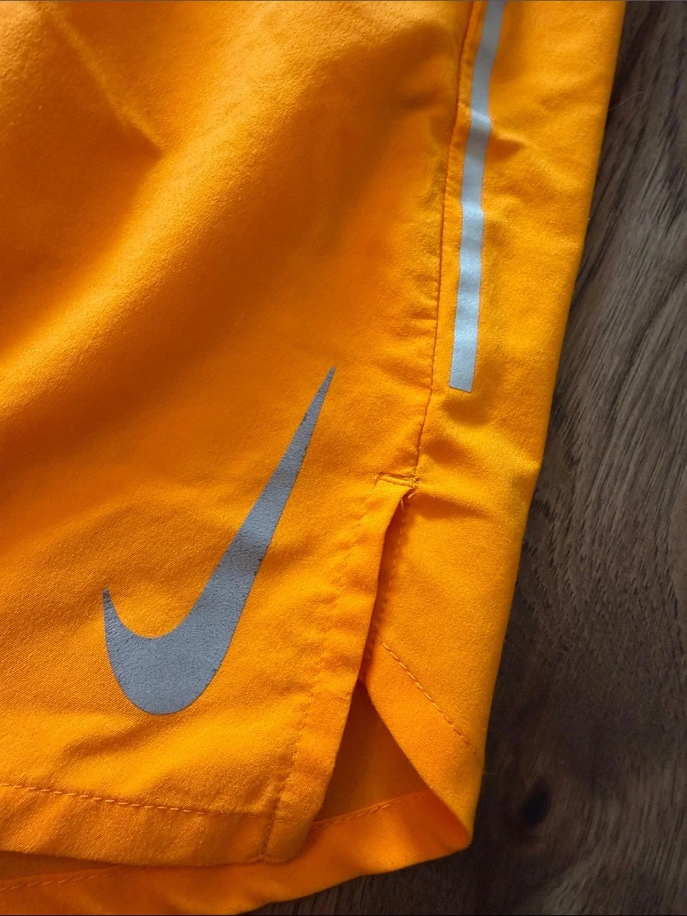 Men's Bright Orange Running Shorts